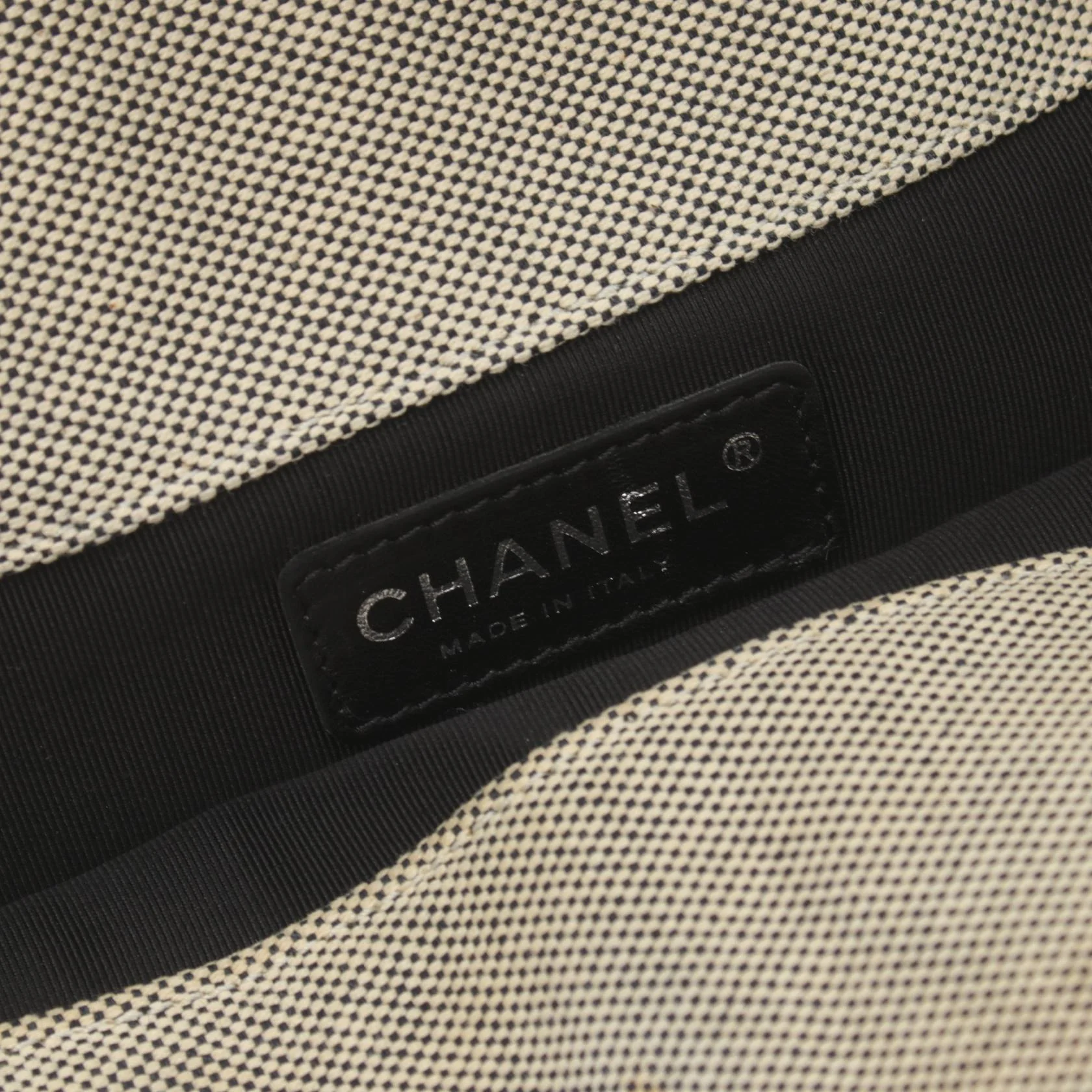 Chanel No.5 Canvas Patent Leather Tote Bag
