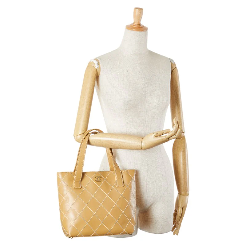 Chanel Coco Mark Wild Stitch Tote Bag A18126