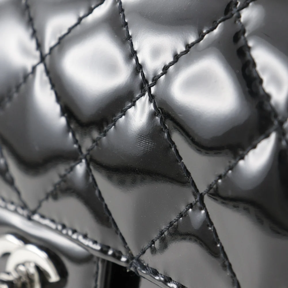 Chanel Patent Leather Chain Shoulder Bag