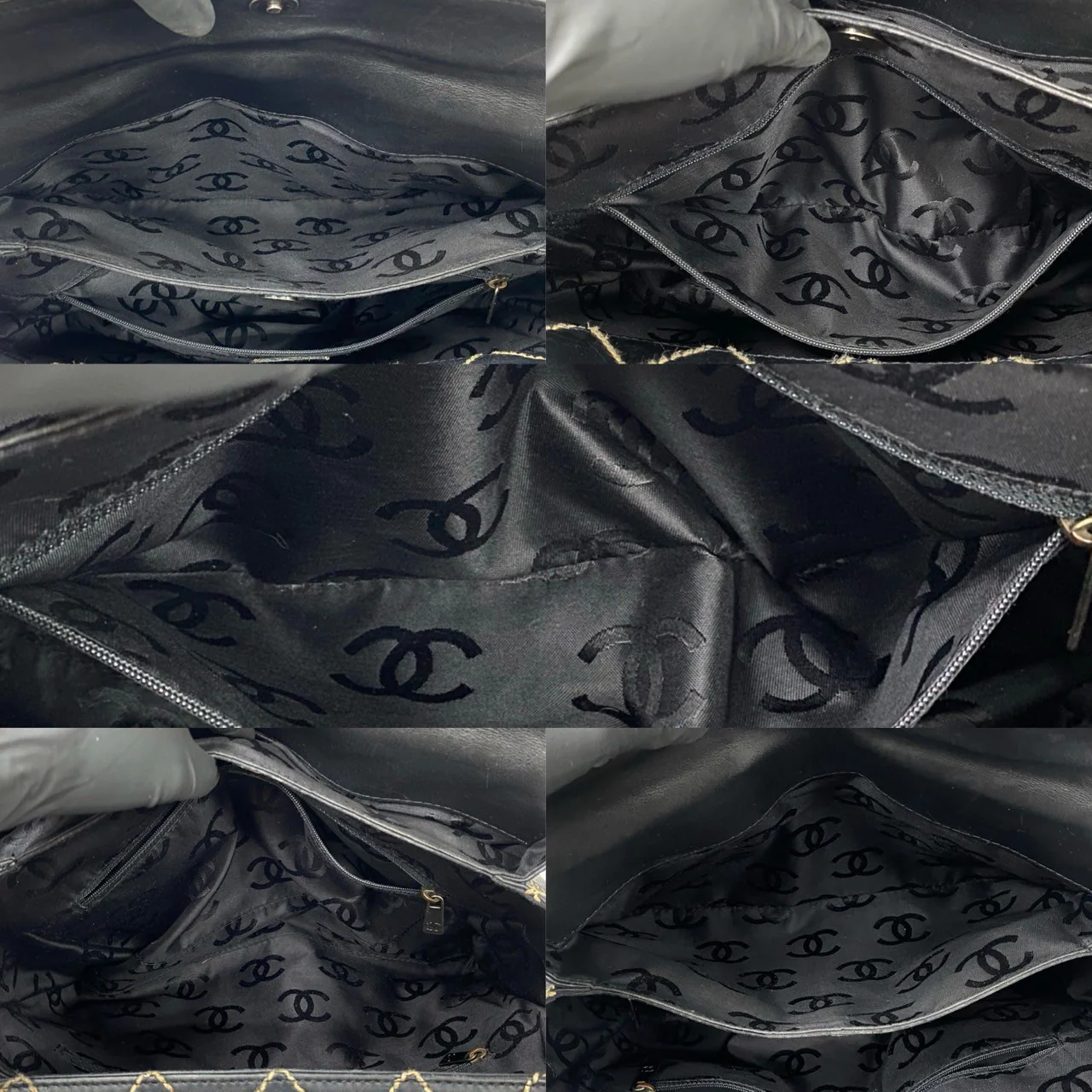 Chanel Lambskin Wild Stitch Coco Mark Handbag