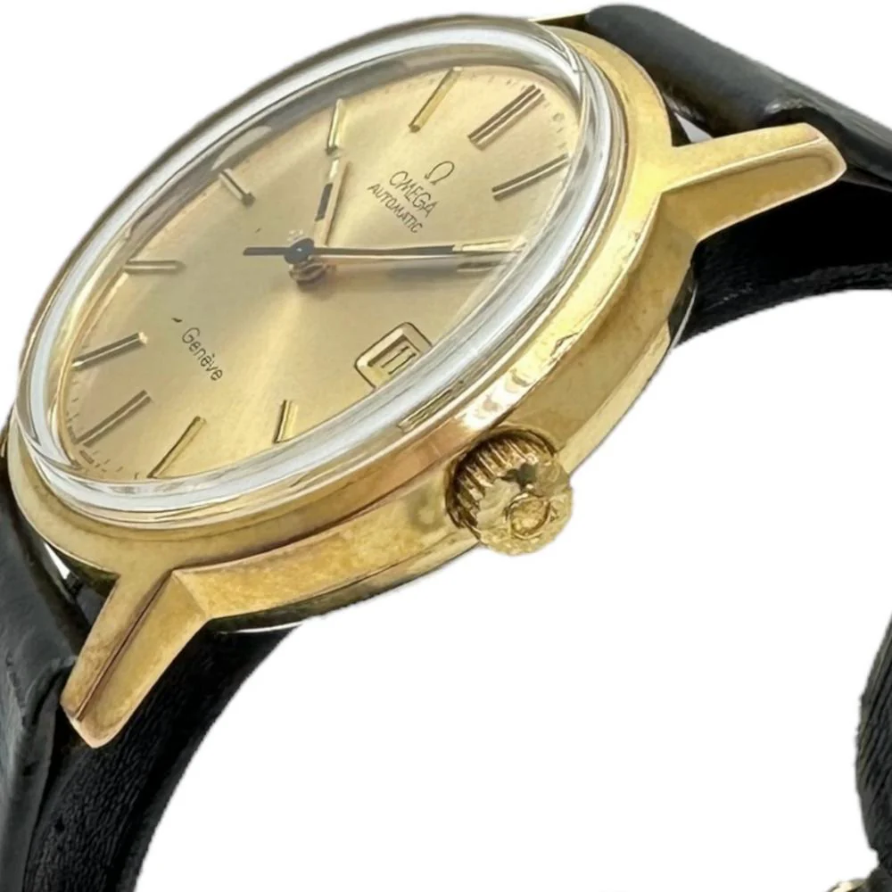 Omega Geneve Automatic Watch Gold/Black