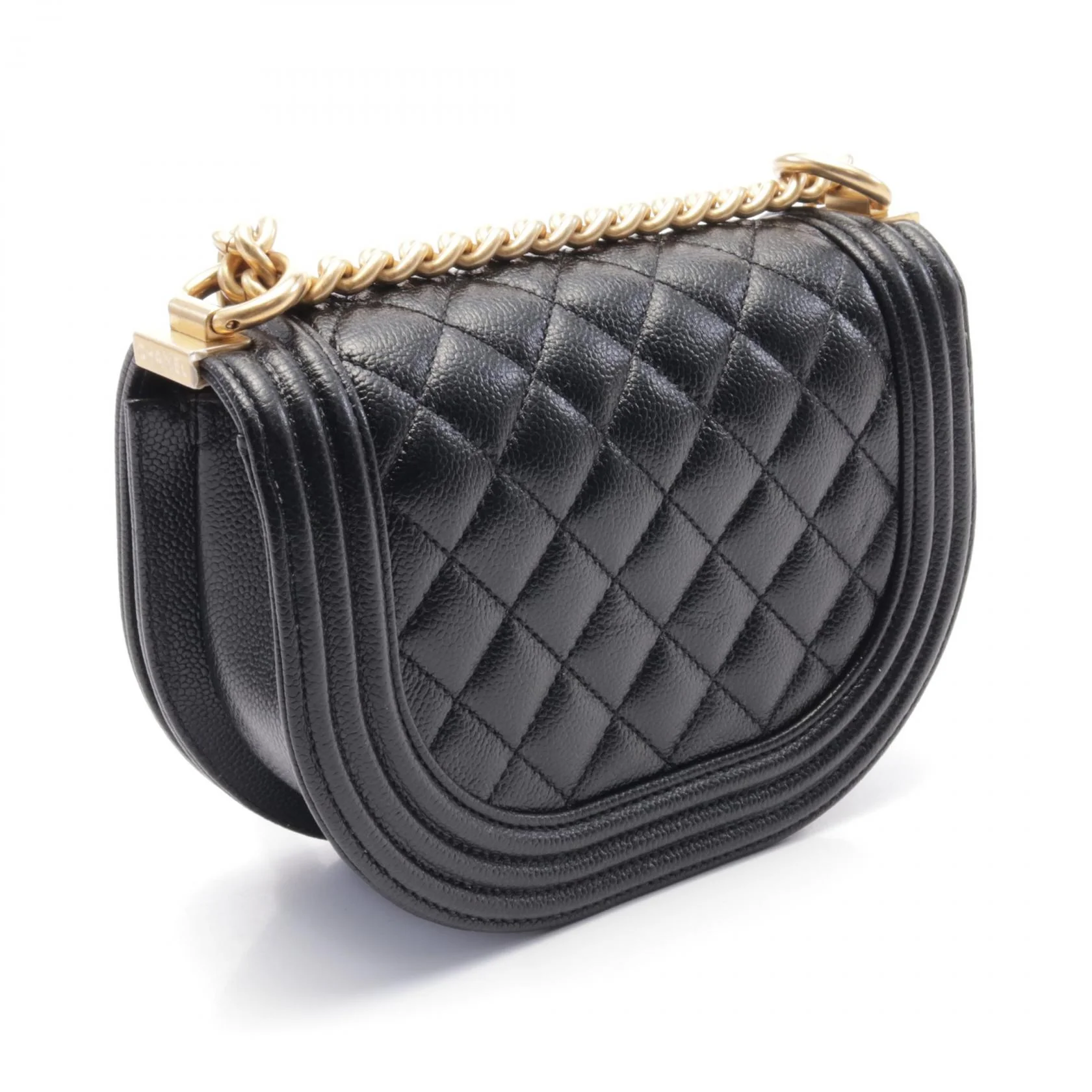 Chanel Boy Small Shoulder Bag Black AS3350