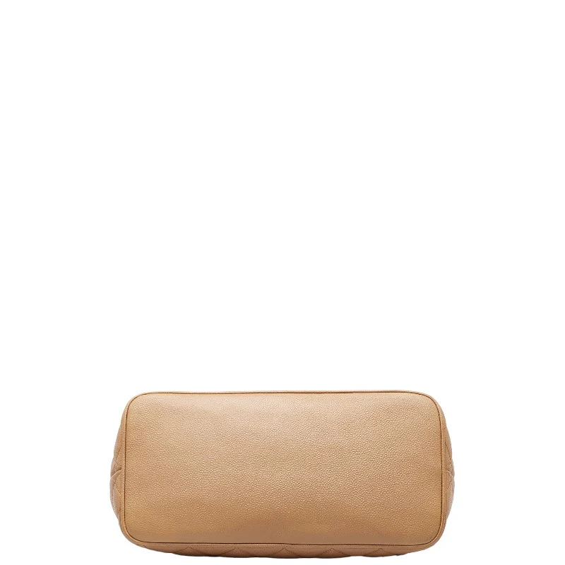 Chanel Caviar Skin Matelasse Medallion Tote Bag