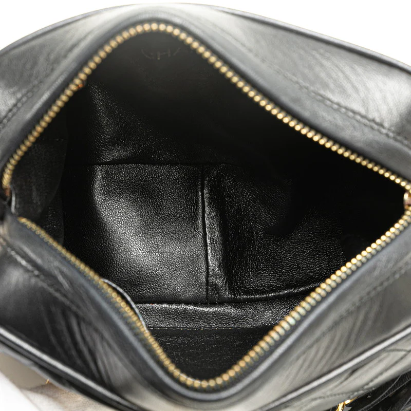 Chanel Lambskin Matelasse Fringe Shoulder Bag