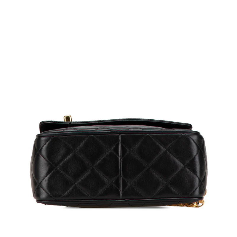 Chanel Lambskin Matelasse Fringe Shoulder Bag