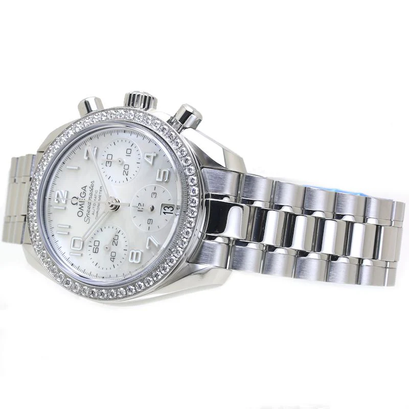 Omega Speedmaster Chronograph 38mm Diamond Bezel