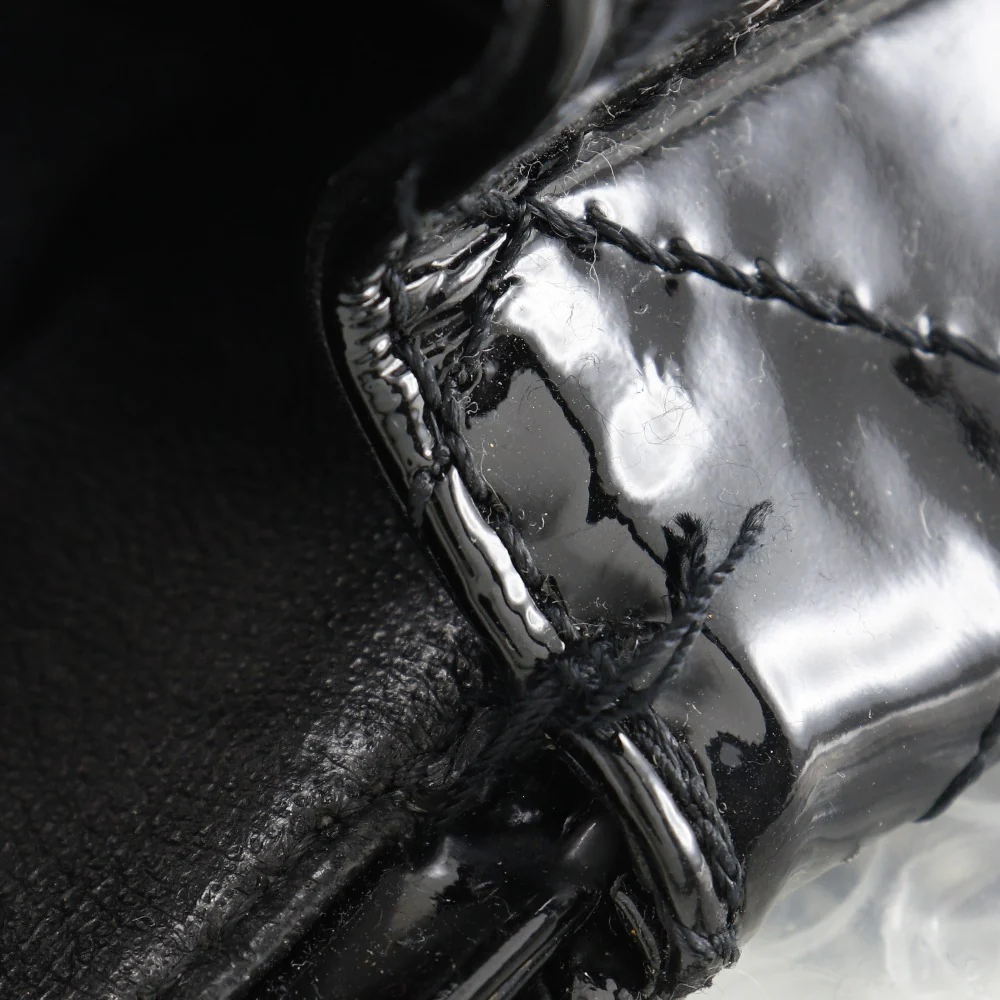 Chanel Patent Leather Chain Shoulder Bag