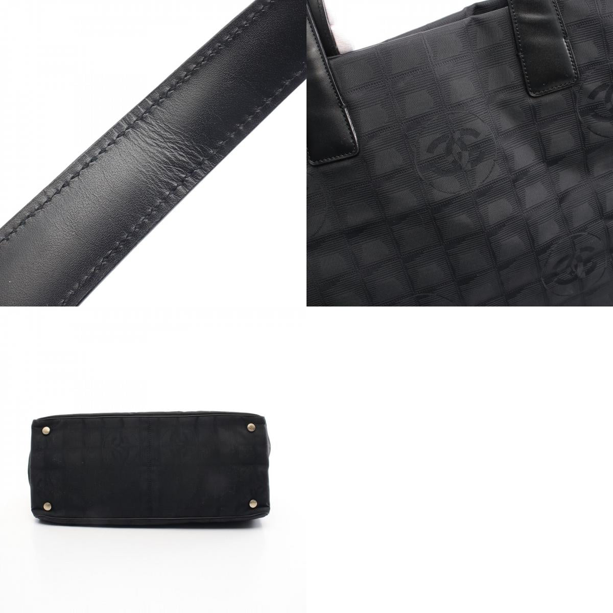 Chanel Nylon Canvas Leather Tote Bag A15991