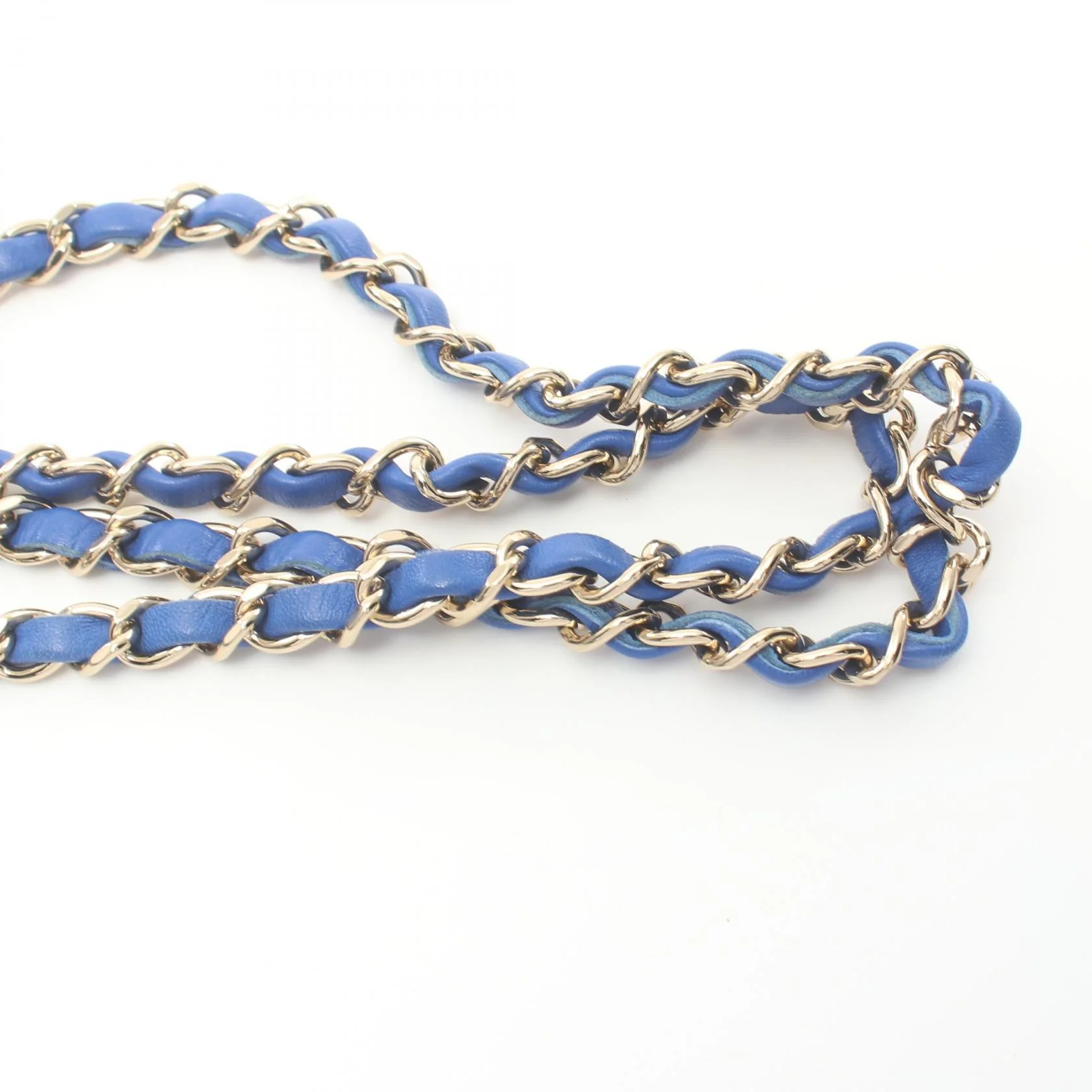 Chanel Matelasse Lambskin Shoulder Bag Blue