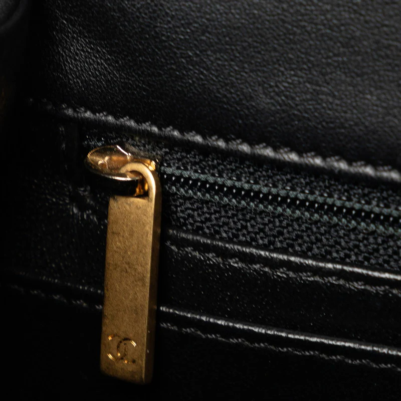 Chanel Leather Coco Mark V Stitch Chain Bag