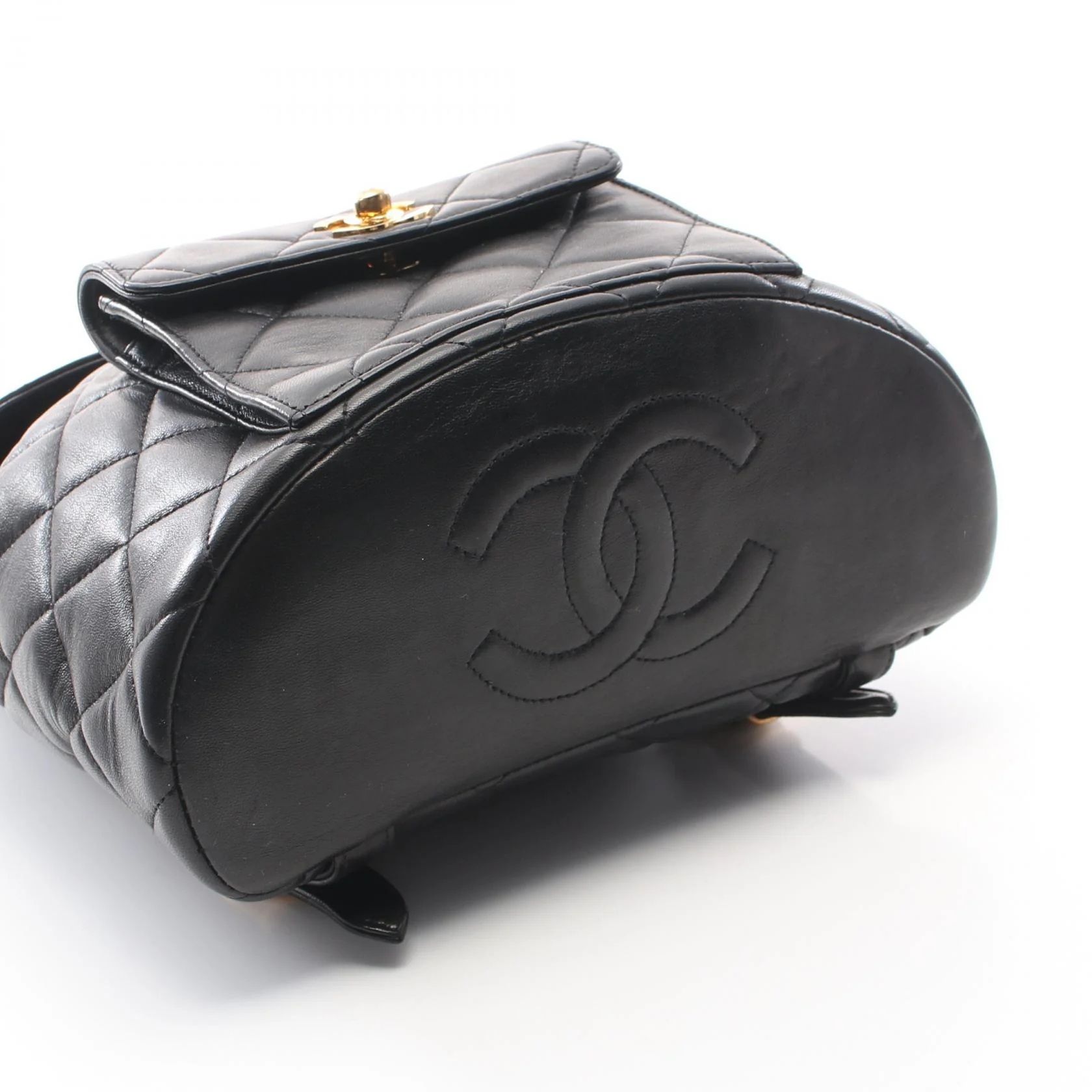 Chanel Matelasse Lambskin Backpack Black