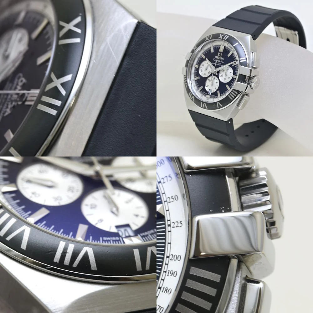 Omega Constellation Double Eagle Chronograph Date Watch