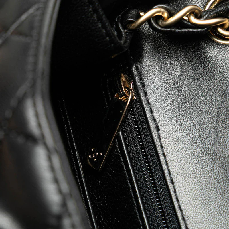 Chanel Lambskin Mini Matelasse Chain Bag
