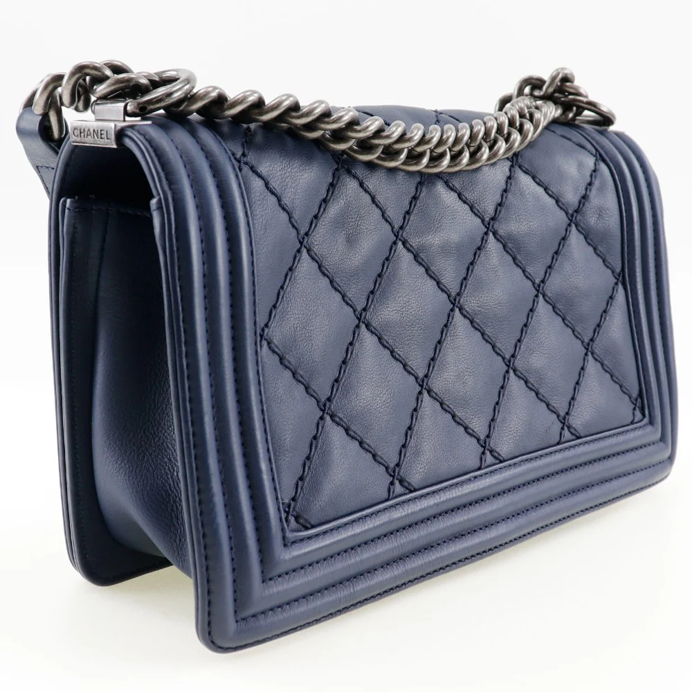 Chanel Boy Lambskin Shoulder Bag