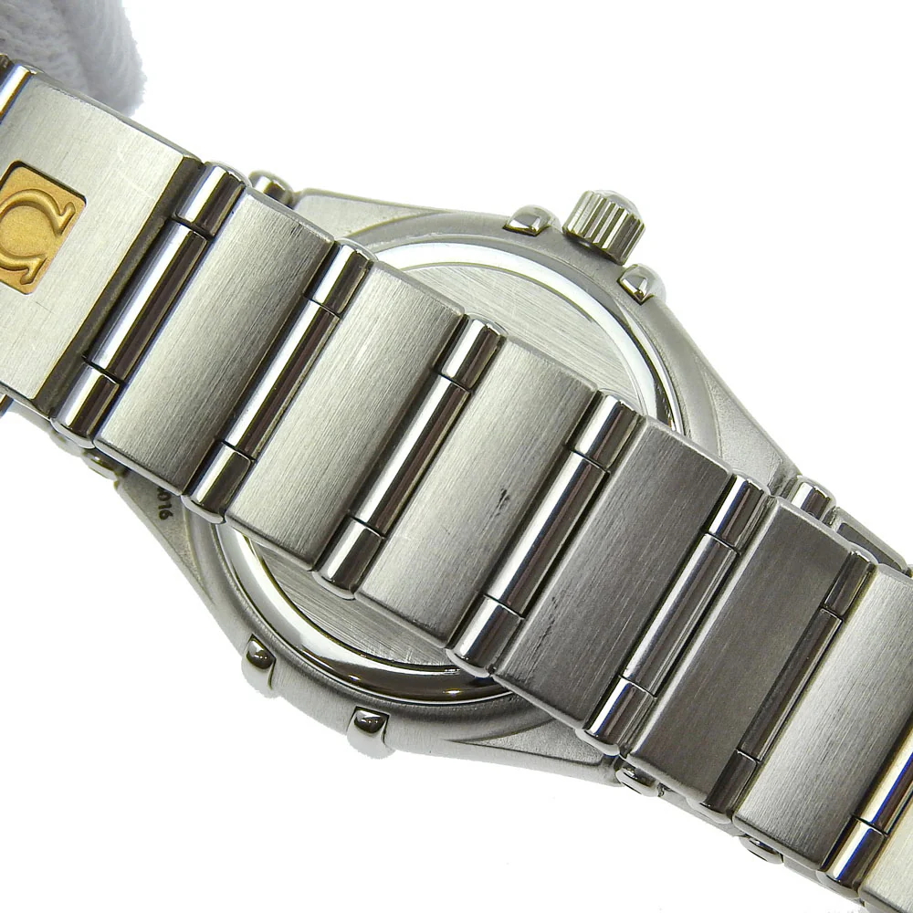 Omega Constellation Mini Quartz Watch Stainless Steel Diamond