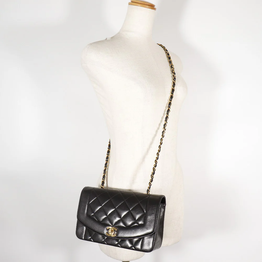 Chanel Lambskin Chain Shoulder Bag