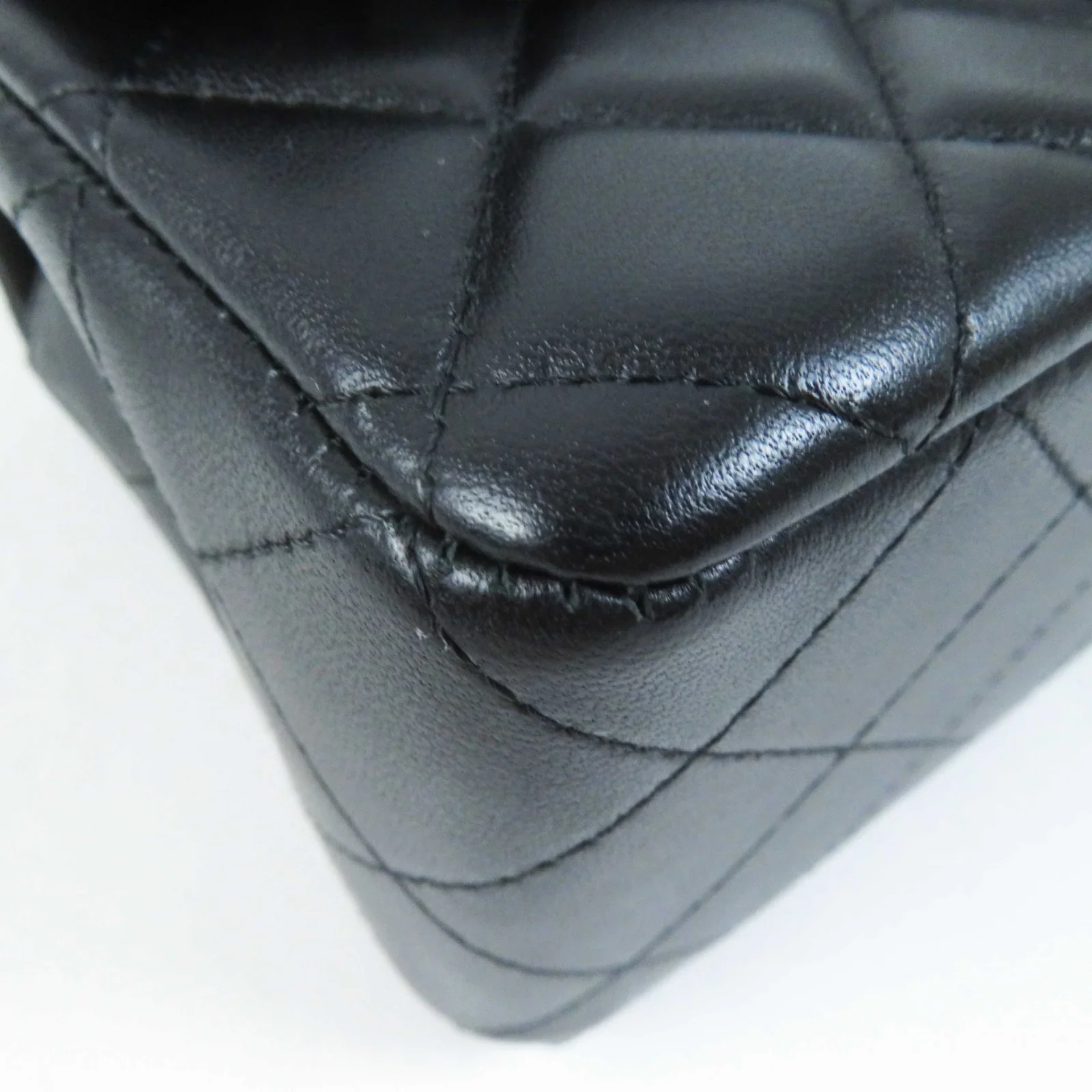 Chanel Mini Matelasse Chain Bag Black