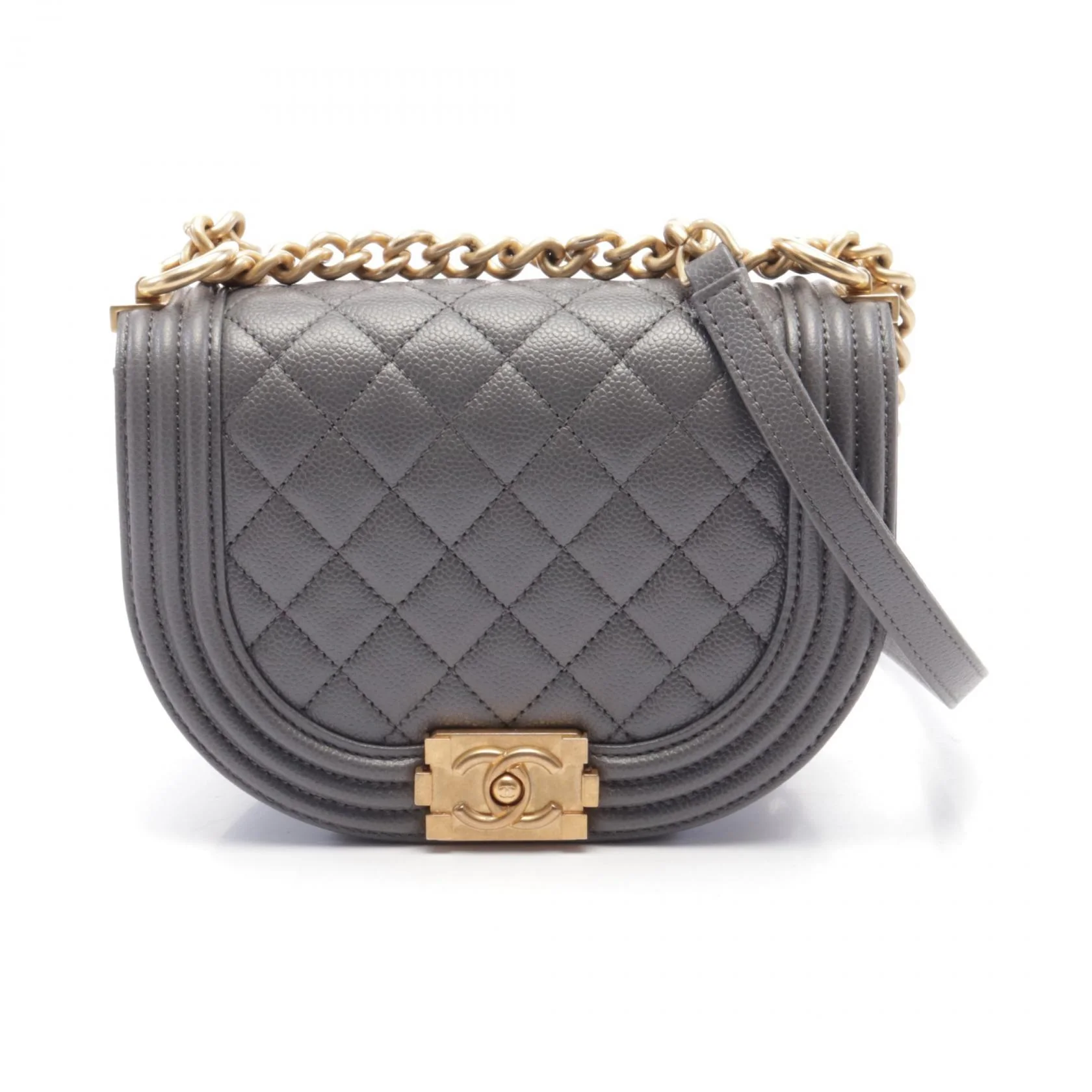 Chanel Boy Small Shoulder Bag Caviar Leather