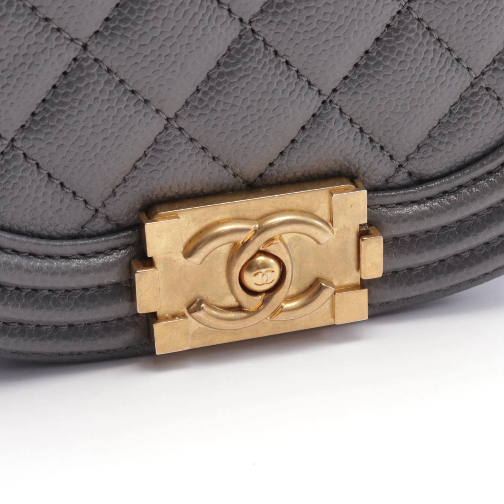 Chanel Boy Small Shoulder Bag Caviar Leather