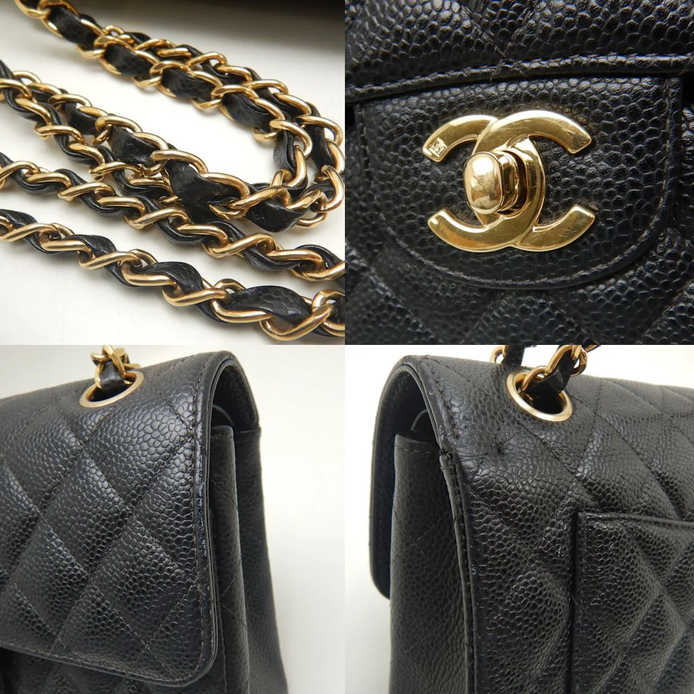 Chanel Caviar Skin Matelasse Shoulder Bag
