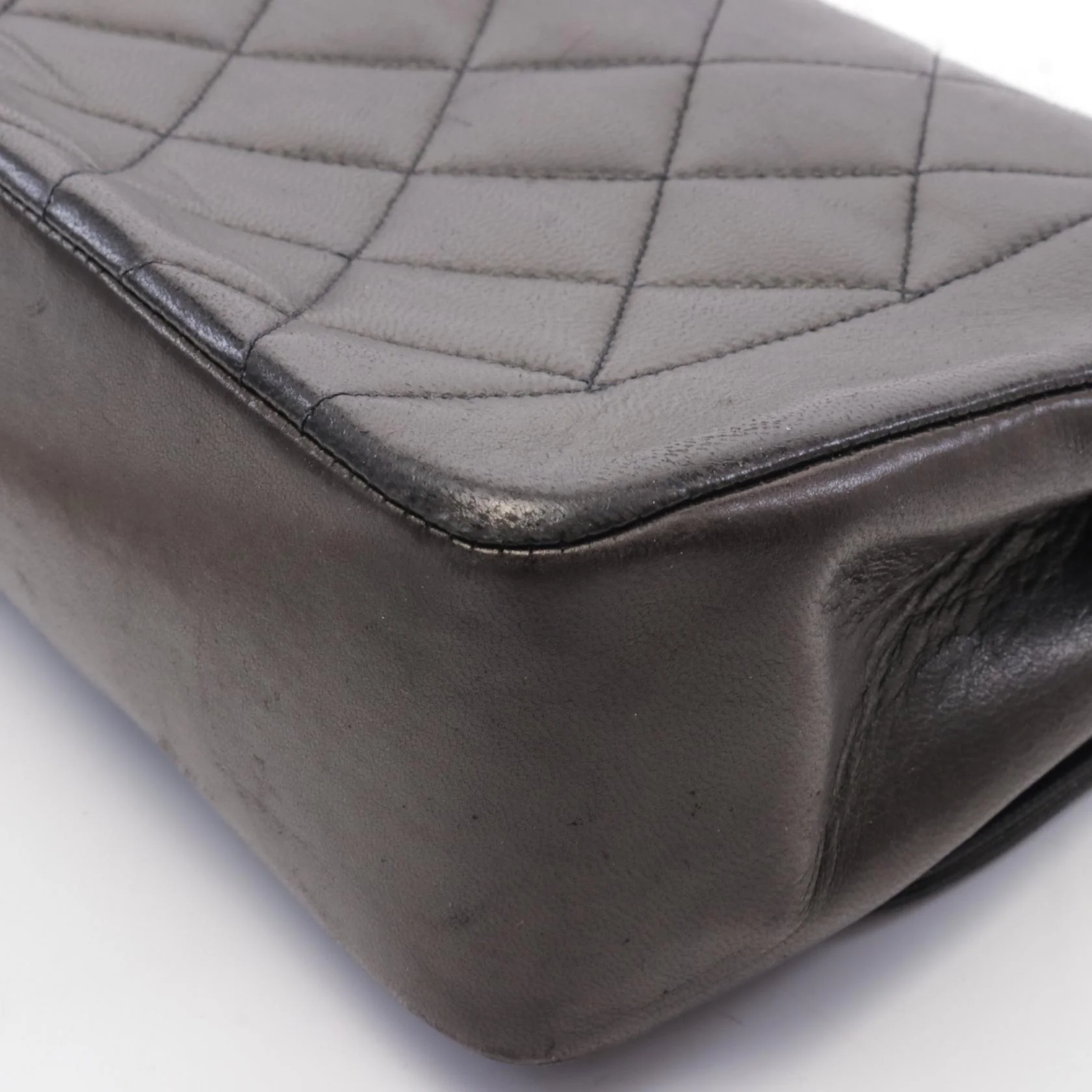 Chanel Diana Flap Lambskin Shoulder Bag Black