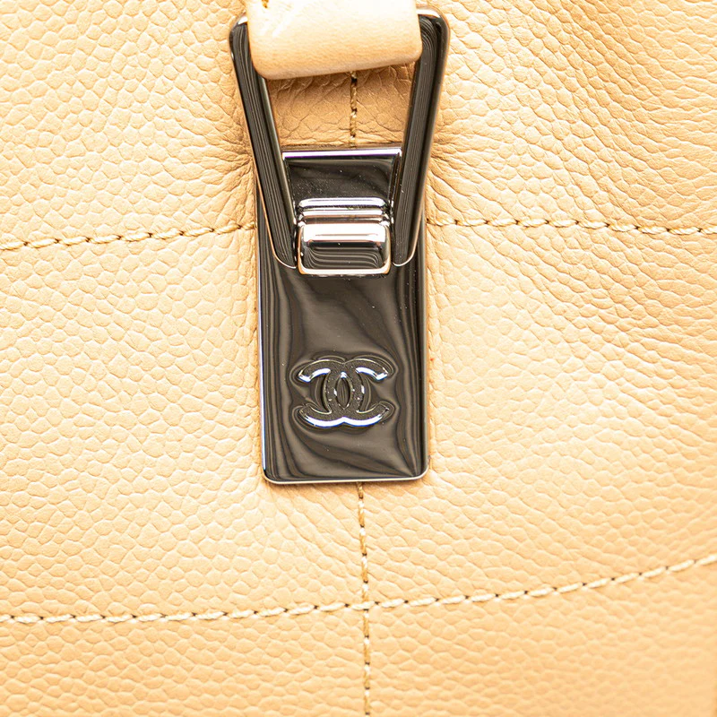 Chanel Leather Chocobar Tote Bag