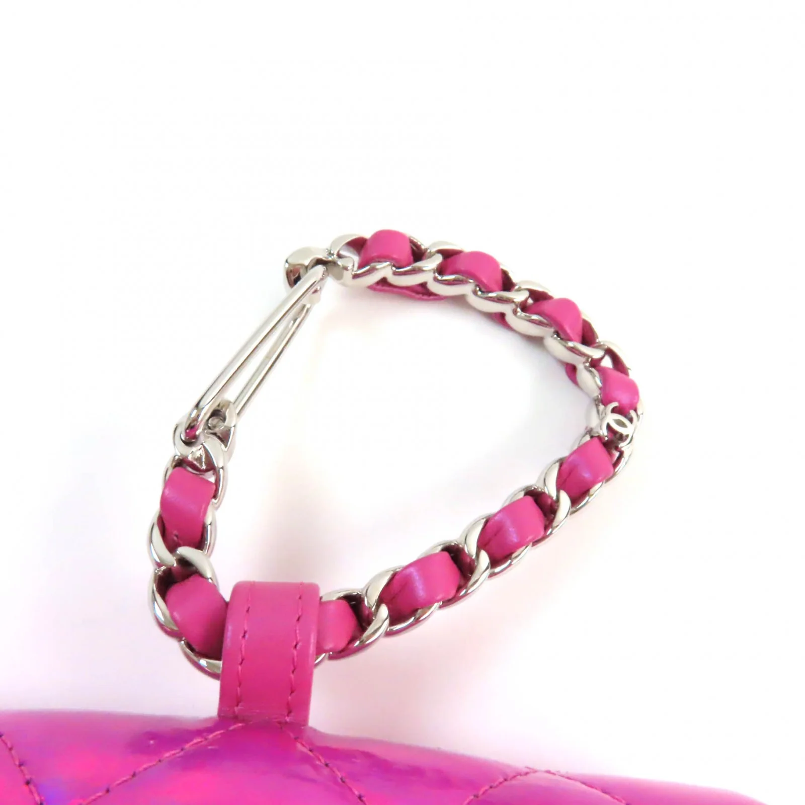 Chanel COCO Mark Matelasse Enamel Pouch