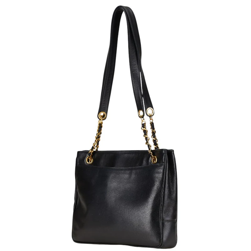 Chanel Lambskin Coco Mark Chain Tote Bag