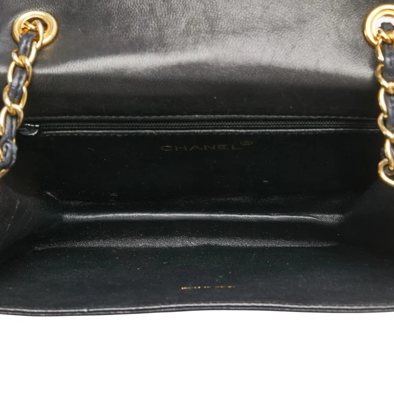 Chanel Lambskin Coco Mark Matelasse Chain Bag