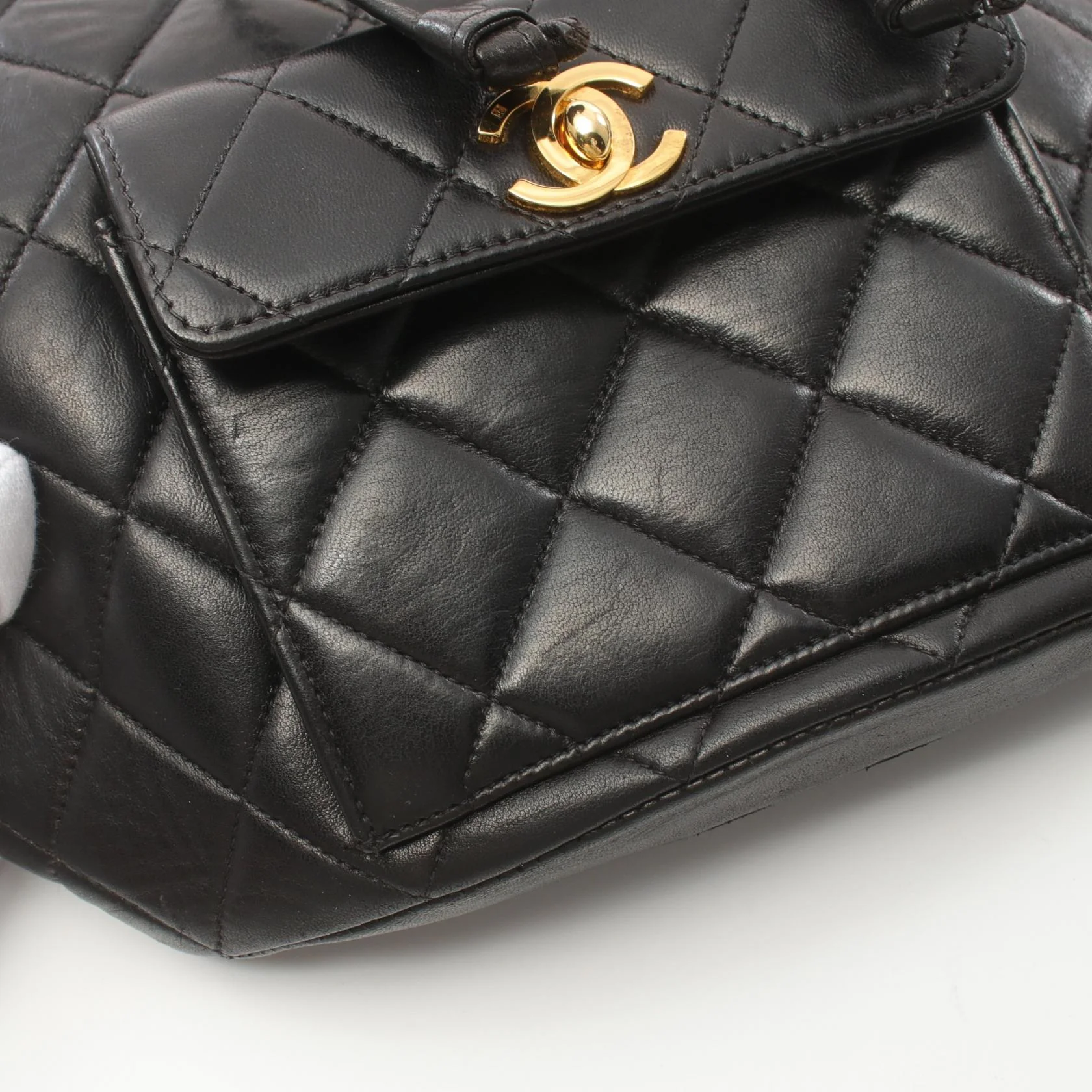 Chanel Matelasse Lambskin Backpack Black