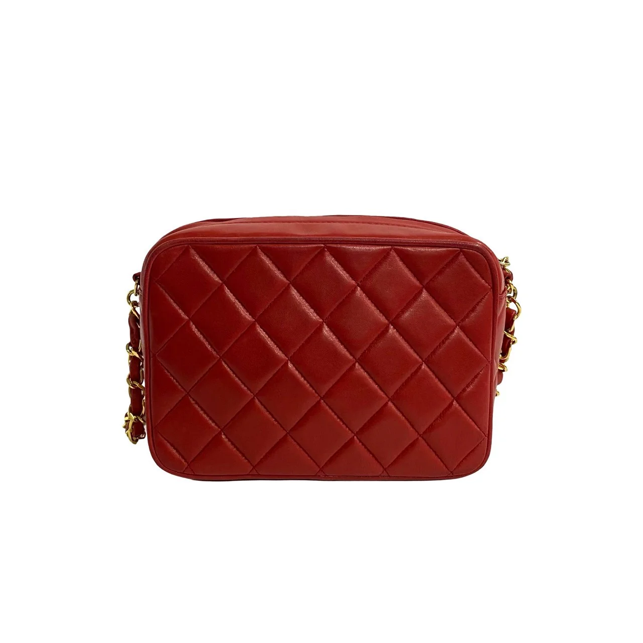 Chanel Lambskin Matelasse Tassel Chain Shoulder Bag