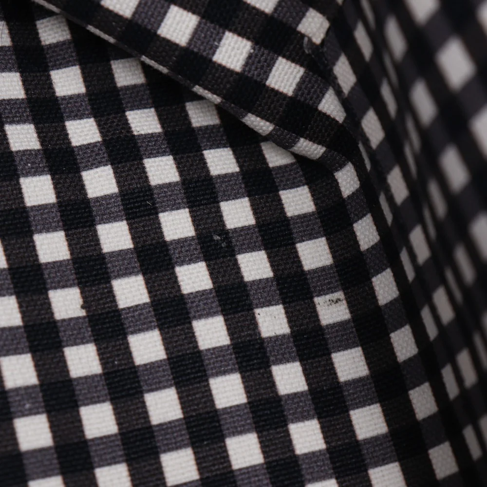 Chanel Gingham Check Canvas Tote Bag
