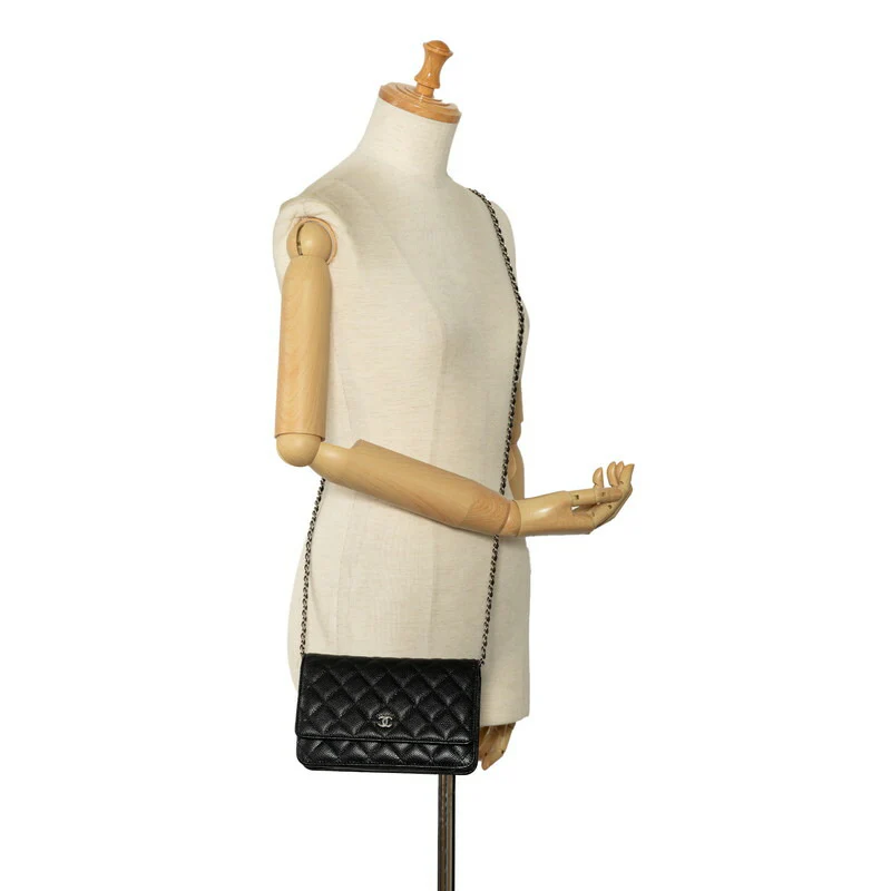 Chanel Matelasse Caviar Chain Wallet Shoulder Bag