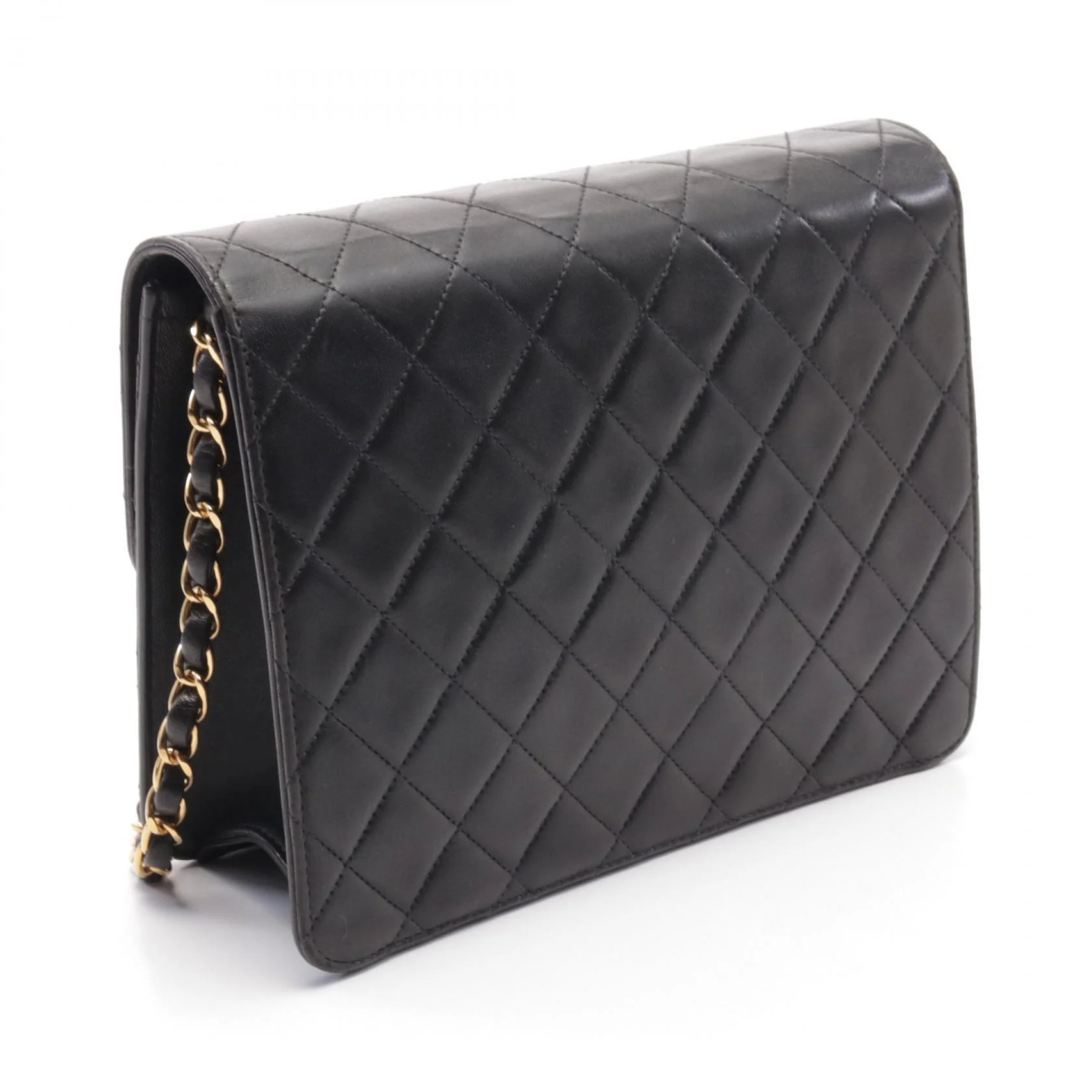 Chanel Lambskin Matelasse Flap Shoulder Bag