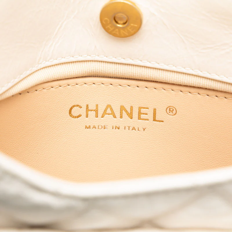 Chanel Matelasse Coco Mark Leather Chain Shoulder Bag