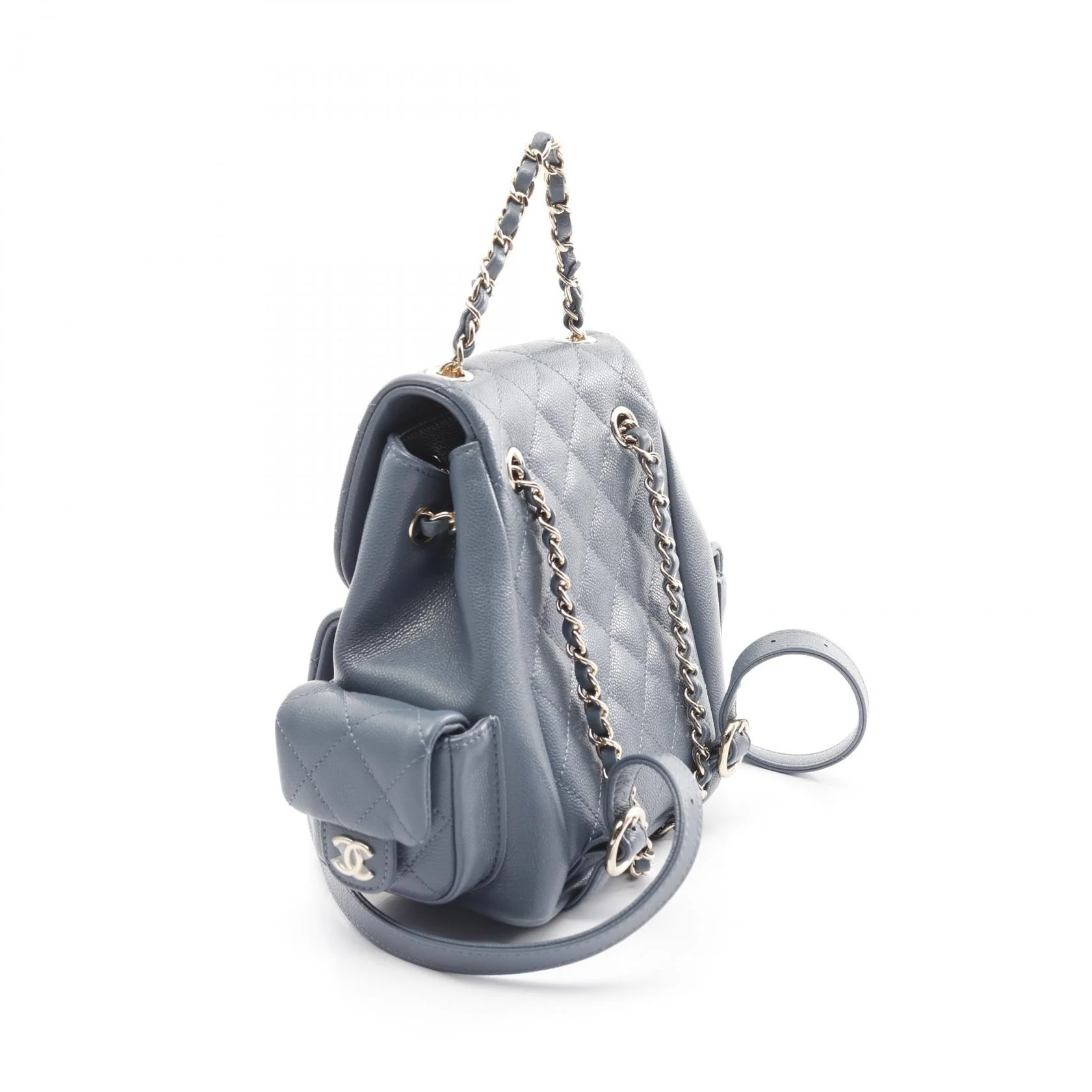 Chanel Caviar Skin Matelasse Backpack AS4399