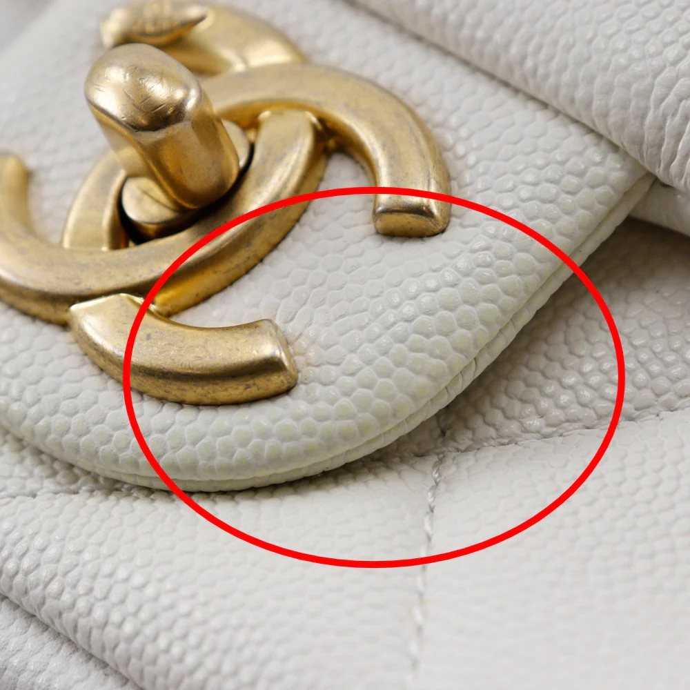 Chanel Caviar Matelasse Flap Shoulder Bag