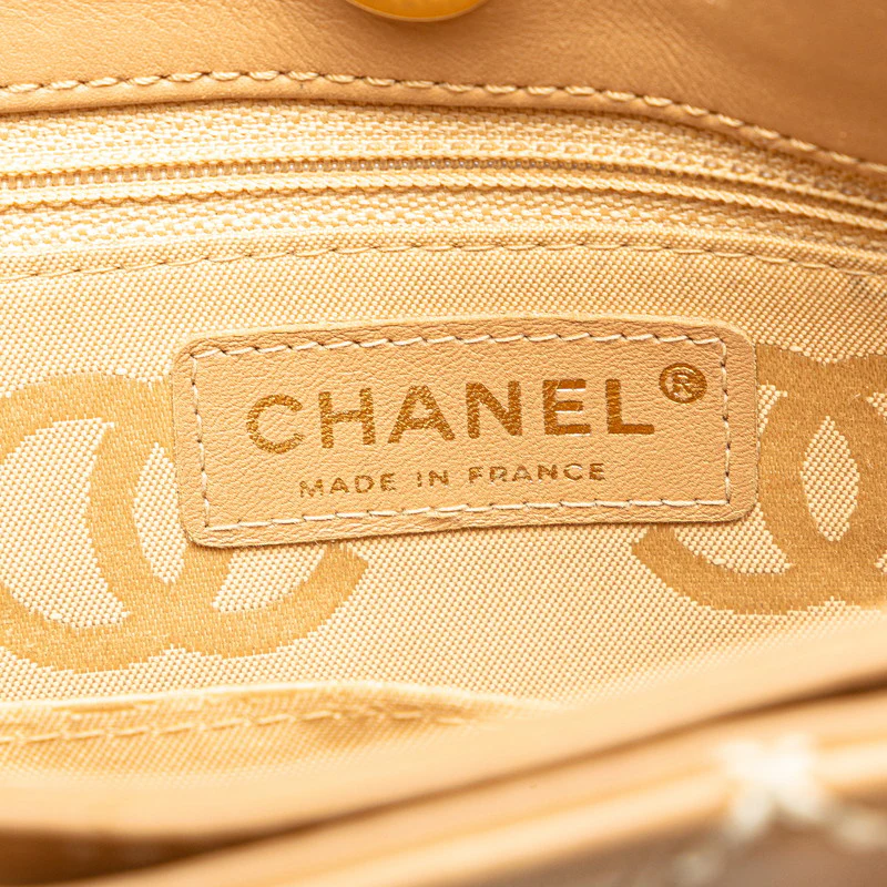Chanel Lambskin Wild Stitch Coco Mark Tote