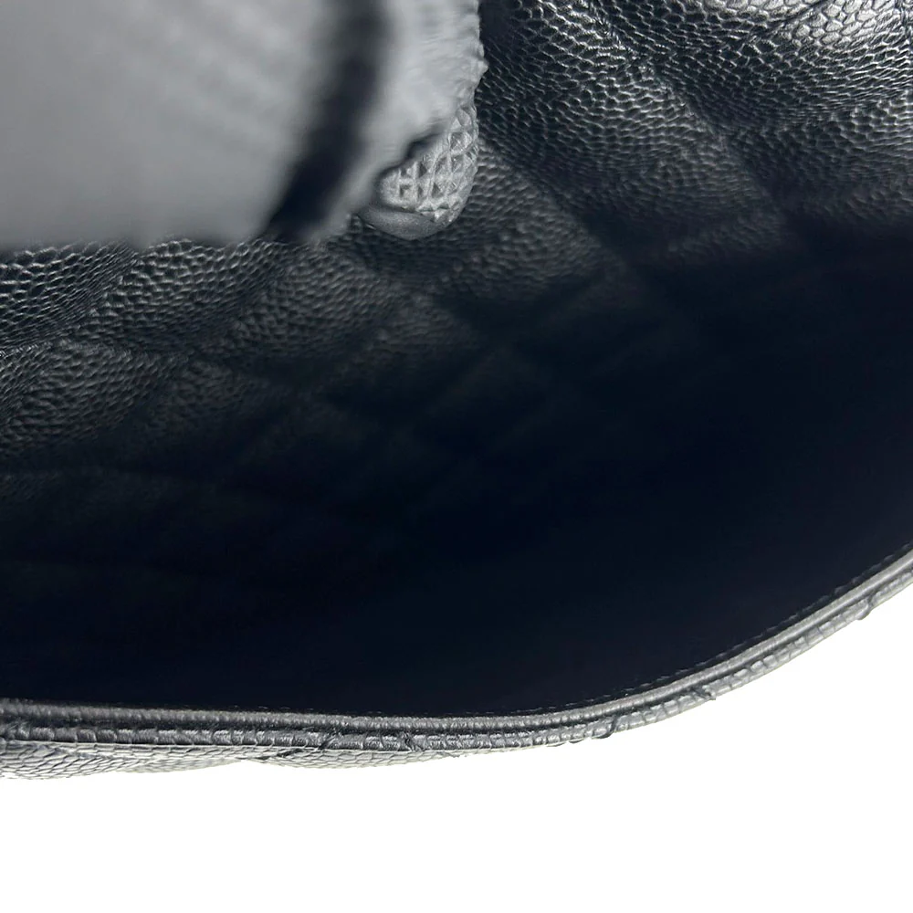 Chanel Caviar Skin Tote Bag GST Black
