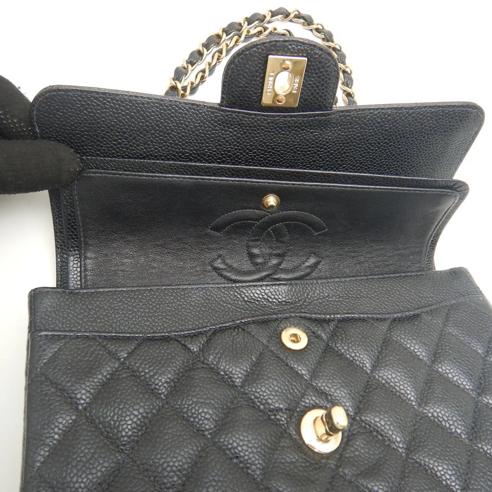 Chanel Caviar Skin Matelasse Shoulder Bag
