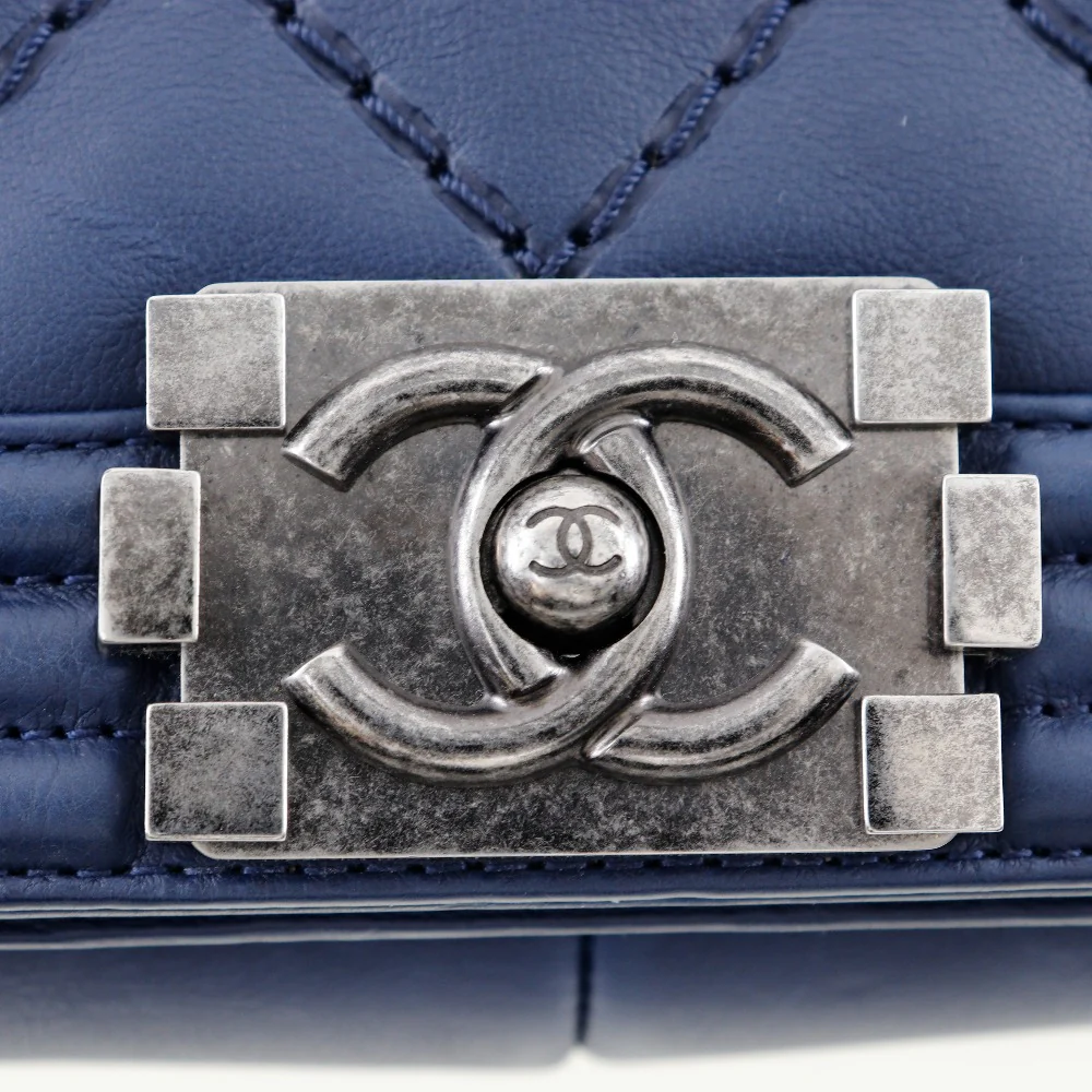 Chanel Boy Lambskin Shoulder Bag