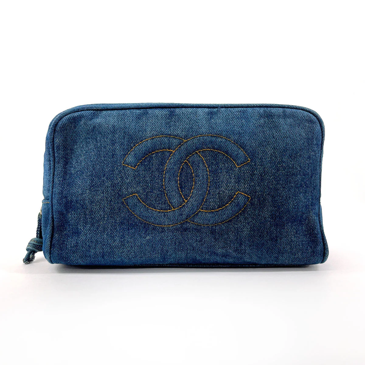 Chanel Denim Coco Mark Pouch
