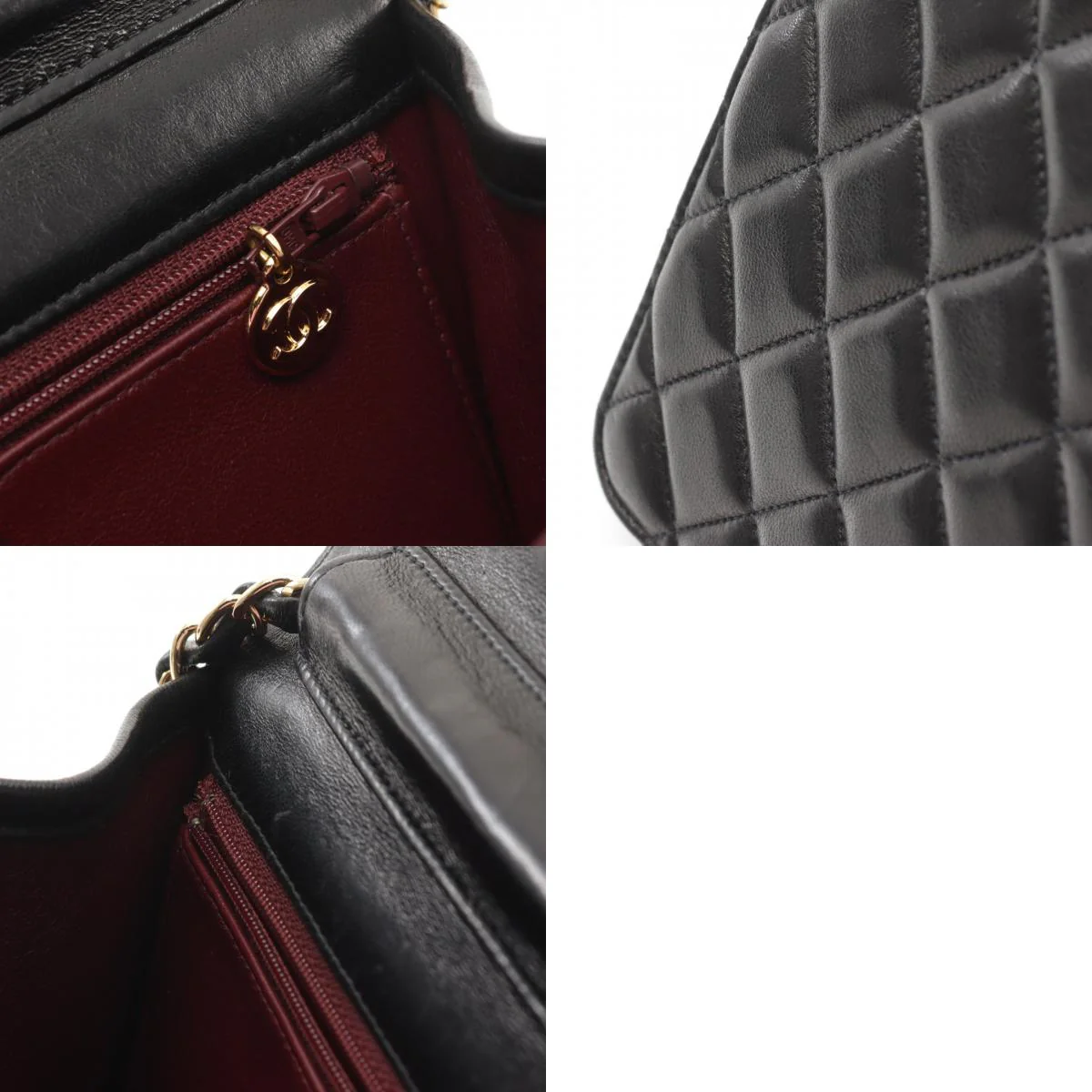 Chanel Lambskin Matelasse Single Flap Bag