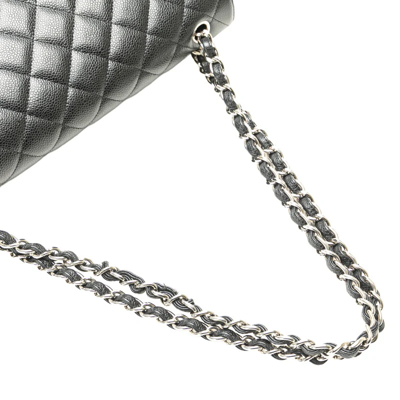 Chanel Caviar Double Flap Shoulder Bag