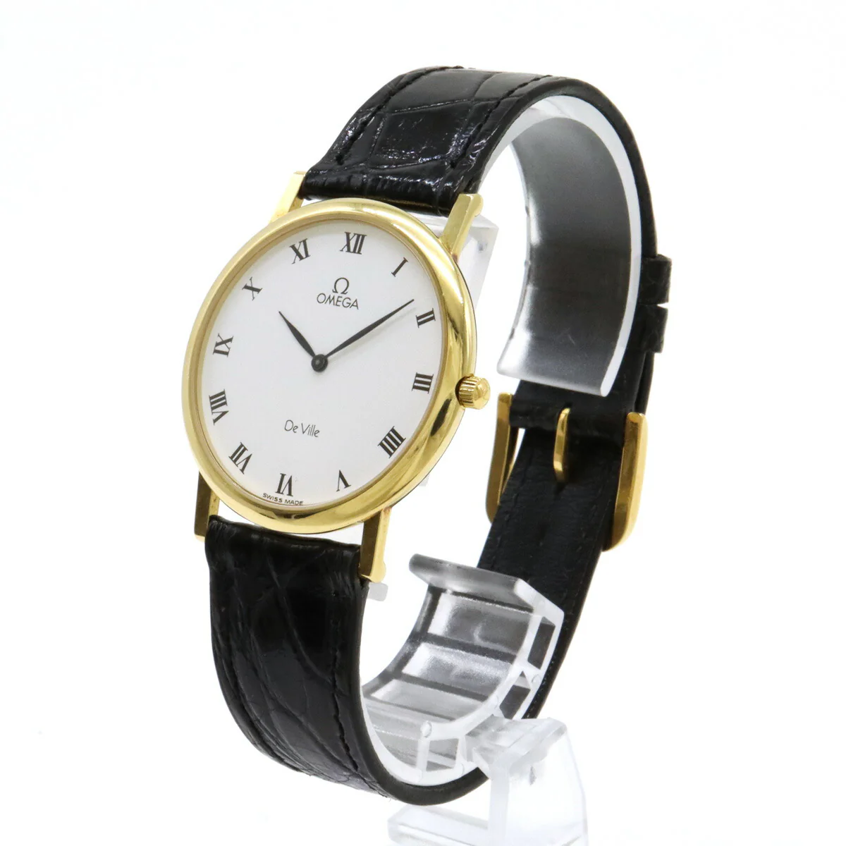 Omega De Ville Quartz Yellow Gold Men's Watch