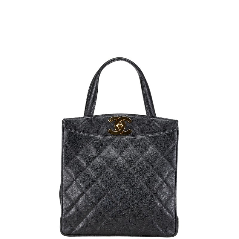 Chanel Caviar Skin Matelasse Tote Bag