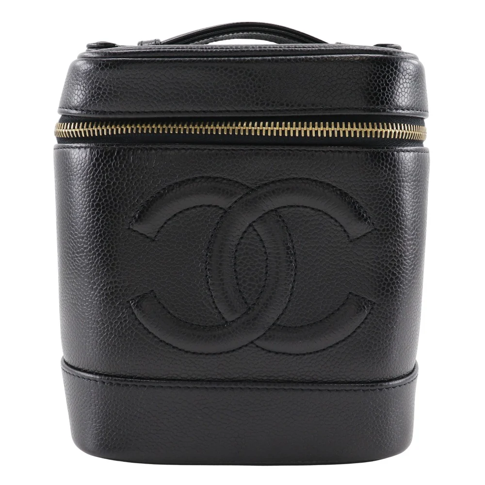 Chanel Vanity Handbag Caviar Skin A01998