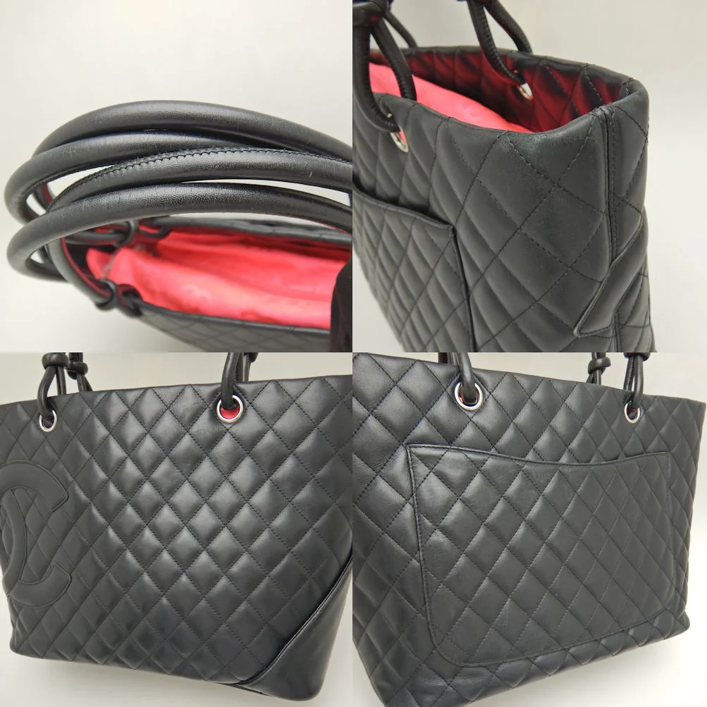 Chanel Cambon Large Tote Bag Black