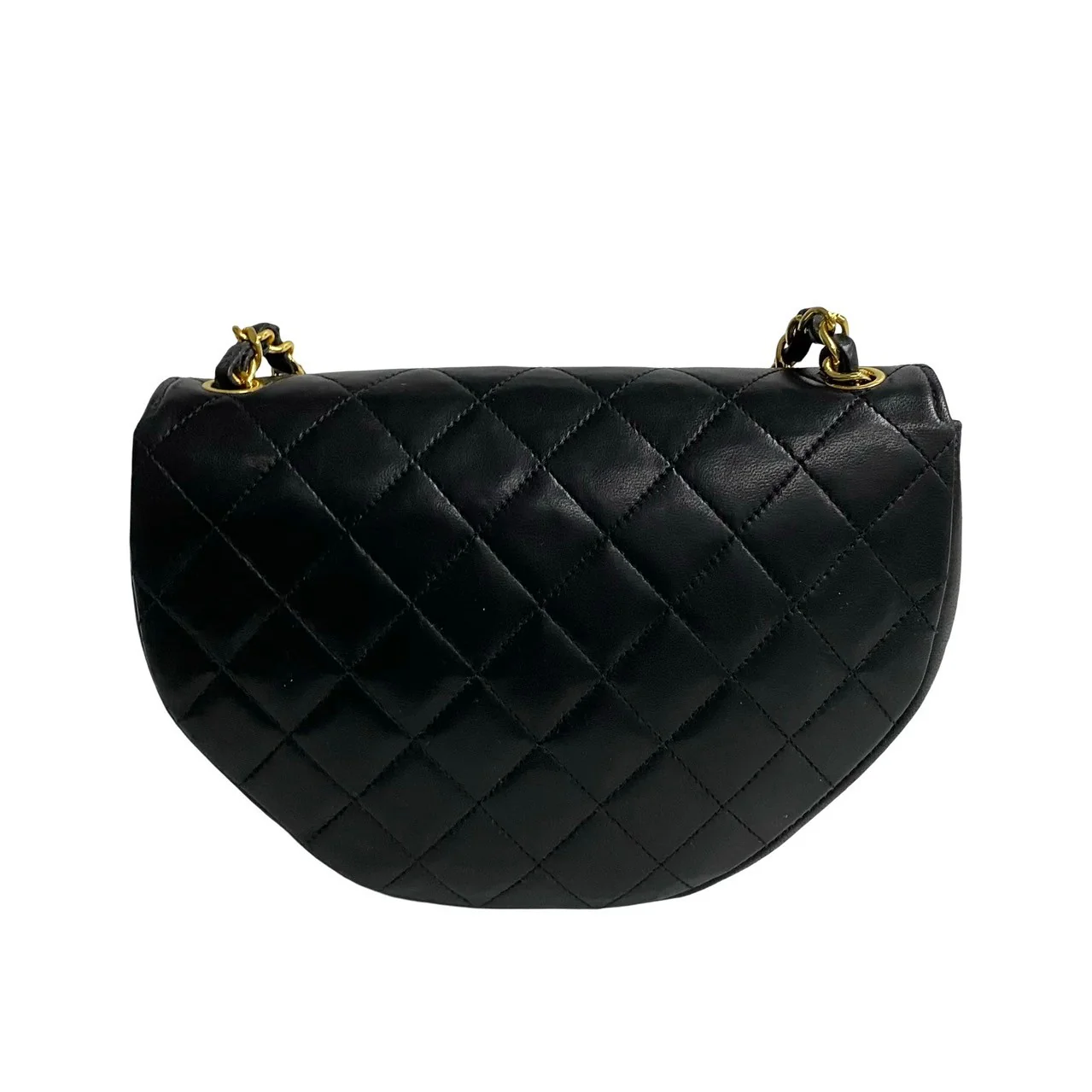 Chanel Lambskin Matelasse Coco Mark Chain Shoulder Bag
