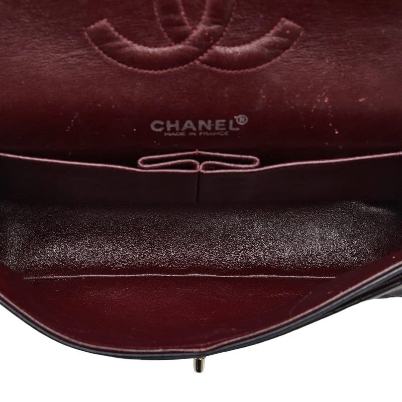 Chanel Matelasse 25 Double Flap Leather Shoulder Bag